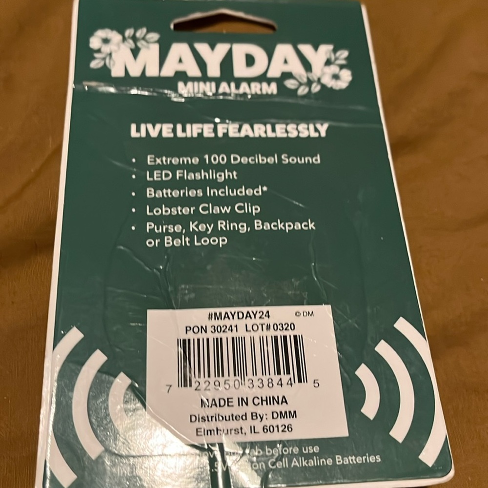 Mayday Mini Alarm Keychain - Picture 3 of 5
